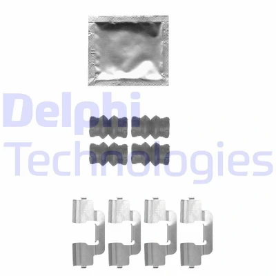 Abbildung von DELPHI LX0536 Zubehörsatz, Scheibenbremsbelag PEUGEOT: RCZ Coupe, 5008 I