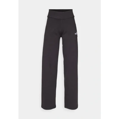 Abbildung von Puma Small LOGO HIGH Waist Straight Leggings Jogginghose, Damen, Größe: Small, Black