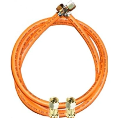 Abbildung von Propan Gasschlauch 80 cm WINTERFEST 2 X 1/4&quot; links (für Gewinden Außenmaßen mit ca. 12 13mm)