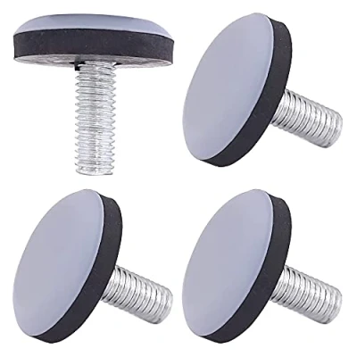 Abbildung von cyclingcolors 4X möbelgleiter mit Gewinde teflongleiter gewindegleiter stellfüße PTFE einstellfuß (M6)