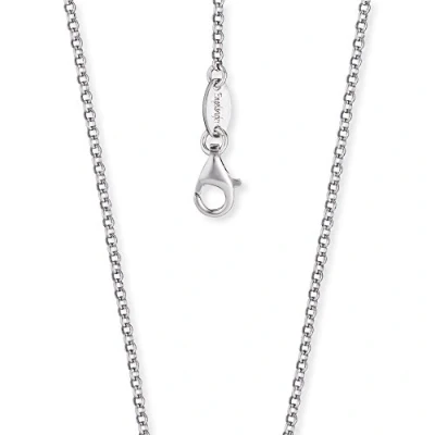 Abbildung von Engelsrufer Damen Halskette Erbskette aus 925er Sterlingsilber, Stärke 2,1 mm, Länge 50cm, Karabinerverschluss, nickelfrei, ERN 50 E