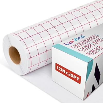Abbildung von Lya Vinyl Transferfolie Plotter für Plotterfolie, 30,5cm x 919cm Übertragungsfolie for Cricut, Silhouette Cameo Cricut Partydekoration, Becher, Fenster und Aufkleber