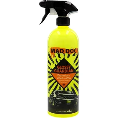 Abbildung von NIGRIN MAD DOCs Detailer Waterless Wash &#039;n Wax, Reinigung, Pflege und Konservierung, für Innen Außenbereich, wasserlose 0,75 Liter, weiß