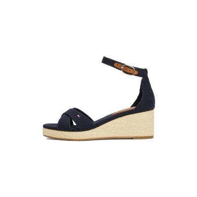 Abbildung von Tommy Hilfiger Keilsandalette, Damen, Größe: 40, Space blue Schuhe