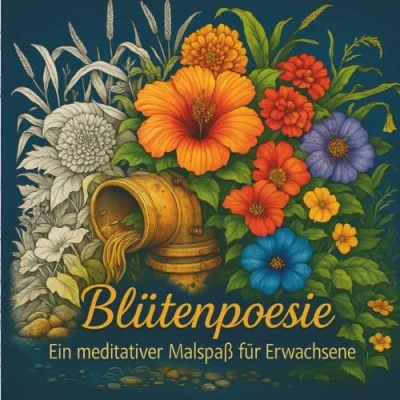 Abbildung von Blütenpoesie: Blumenwelten zum Leben erwecken Das Malbuch für Erwachsene Abschalten