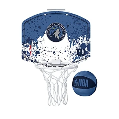Abbildung von Wilson MINI Basketballkorb NBA TEAM HOOP, MINNESOTA TIMBERWOLVES, Kunststoff