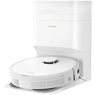 Abbildung von dreame L10s Plus Saugroboter mit automatischer Staubentleerung, nimmt Staub aus bis zu 90 Tagen auf, 7.000 Pa Saugkraft, DuoScrub™ Wischsystem, automatische Moppanhebung, Ultraschall Teppicherkennung