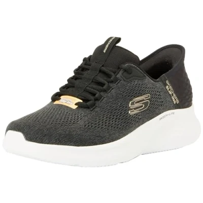 Abbildung von Skechers Herren Skech lite Pro Sneaker, Schwarzes Netz, Grauer Rand, 41.5 EU