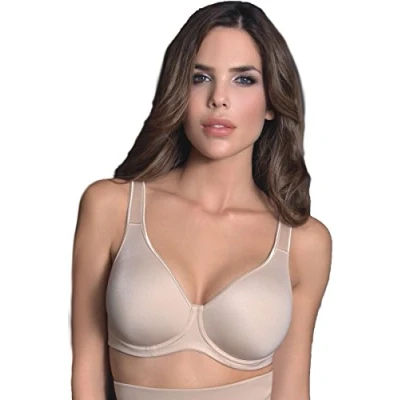Abbildung von Sassa Damen BH Bügel doppelt vorgeformt 24804, Einfarbig, Gr. 80C, Elfenbein (Skin 00428)