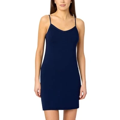 Abbildung von Merry Style Damen Unterkleid Unterrock verstellbare Träger MS10 315 (Marineblau, XXL)