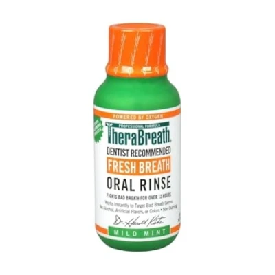 Abbildung von TheraBreath Fresh Breath Mouth Rinse Mild Mint Flavour 88.7 ml (3 fl oz)