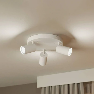 Abbildung von Eglo 900338 Spotleuchte TELIMBELA Z GU10 3X4,9W H:9.7cm Ø25cm weiß dimmbar mit Connect Funktion