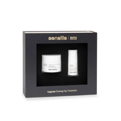 Abbildung von Sensilis Upgrade Gesichtspflege Set, enthält straffende Tagescreme 50 ml und Anti Falten Augenkontur, 5 ml, geeignet für empfindliche Haut