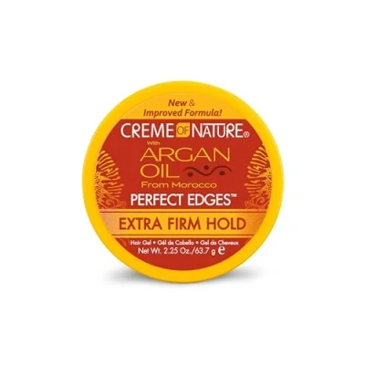 Abbildung von Creme Of Nature Argan Oil Edges Extra starkes Fixiergel mit Arganöl, Styling für alle Haartypen 63,7g