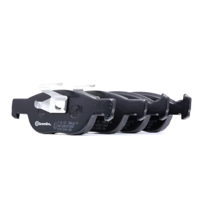 Abbildung von BREMBO P 23 125 Bremsbelagsatz exkl. Verschleißwarnkontakt mit Kolbenclip ohne Zubehör FIAT: Punto II Hatchback, I LANCIA: Y