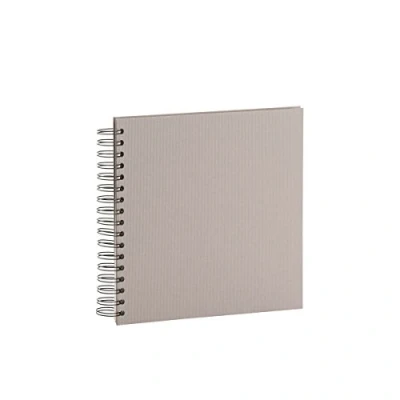 Abbildung von Rössler 1329452496 S.O.H.O. Wire O Fotoalbum 230 x mm, 60 offwhite Seiten, Taupe, 1 Stück