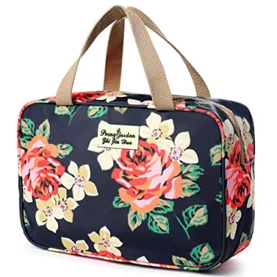 Abbildung von Necessaire große tragbare wasserdichte kosmetische Rasieren Tasche Reise hängende waschen Taschen Make up Veranstalter Toilettenartikel Bad Aufbewahrungskoffer für Frauen Mädchen Damen Haushalt
