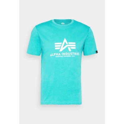 Abbildung von Alpha Industries Tshirt print, Herren, Größe: Medium, Atomic green