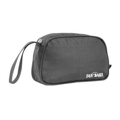 Abbildung von Tatonka Kulturbeutel One Day Waschtasche mit Trageschlaufe und mehreren kleinen Innenfächern Titan Grey 1,5 Liter 23 x 13 8 cm