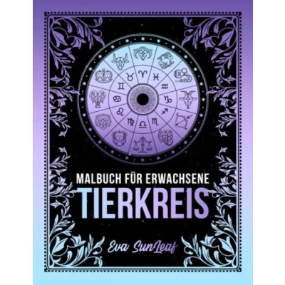 Abbildung von Malbuch für Erwachsene: Tierkreis Anti Stress Geschenke Entspannung Geschenk Frauen
