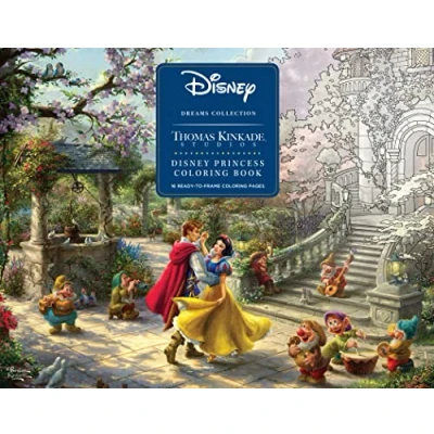 Abbildung von Disney Dreams Collection Thomas Kinkade Studios Princess Coloring Poster