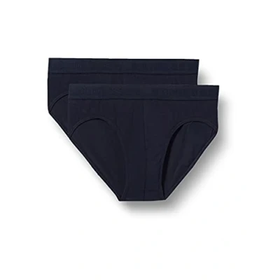 Abbildung von Schiesser Jungen 2 Pack Unterwäsche 95/5 Organic Bio Baumwolle Größe 92 Bis 140 Slip, Nachtblau_173533, EU