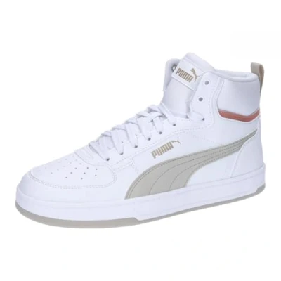 Abbildung von PUMA Unisex Caven 2.0 Mid Sneaker, White Desert Dust Deeva Peach, 37.5 EU