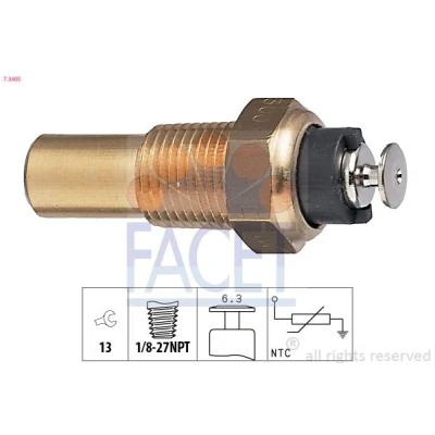 Abbildung von FACET 7.3005 Kühlmitteltemperatursensor Made in Italy OE Equivalent OPEL: Calibra A, Kadett E Convertible, Vectra A Saloon
