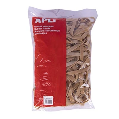 Abbildung von APLI 14899 Gummibänder 120 x 10 mm im Beutel 1 kg