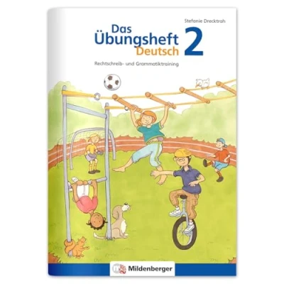 Abbildung von Das Übungsheft Deutsch 2: Rechtschreib und Grammatiktraining Lernheft für 2. Klasse Deutsch, Rechtschreibung üben in der Grundschule, inkl. Lösungsheft Sticker