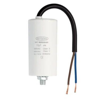 Abbildung von Kondensator Anlaufkondensator Motorkondensator Arbeitskondensator Kabel 10µF 450V