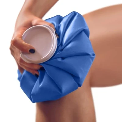 Abbildung von Von Ärzten Entworfen Kühlbeutel/Kühlkissen für Wärme Kühlkompresse Wasserdichte Kühlpacks/Eisbeutel zum Kühlen, Sofort Kühlpads bei Schmerzen und Verletzungen [Einzelstück, Blau, S, 15 cm]