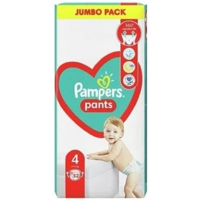 Abbildung von Pampers Pants Windeln Größe 4 (9 15 kg), 52 Stück, Schutz &amp; Komfort in Einfach anzubringenden
