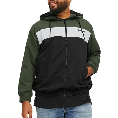 Abbildung von Jack &amp; Jones Jjerush HOOD Windbreaker, Herren, Größe: 2XL, Forest night