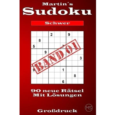 Abbildung von Martin&#039;s Sudoku Band 1: Schwierigkeitsstufe Schwer 90 neue Kulträtsel Als Großdruck