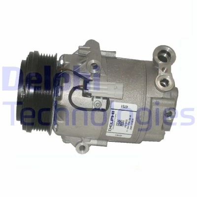 Abbildung von DELPHI TSP0155459 Kompressor 6CVC13 PAG 46 mit Kompressoröl OPEL: Astra H Caravan, Zafira B, Hatchback