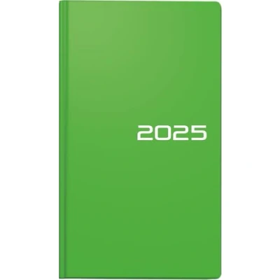Abbildung von BRUNNEN Taschenkalender Modell 756 (2025), 2 Seiten = 1 Woche, A6, 144 Seiten, Balacron Einband, hellgrün