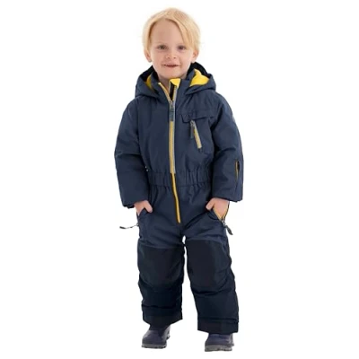 Abbildung von Killtec Unisex Kinder Fisw 31 Mns Onpc Skioverall/Schneeanzug mit Kapuze, wasserdicht, dunkelblau, 86 92