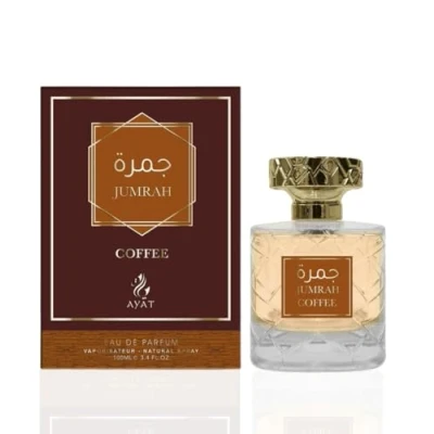 Abbildung von KHAMRAAH Parfum 100ml Made in Dubai Mit Gewürznoten Amber Vanille Zimt und Holz Orientalisches EDP Perfekt Für Frauen Männer (Coffee)