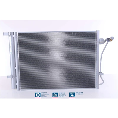 Abbildung von NISSENS 941144 Klimakondensator mit Trockner Aluminium 533 R 134a HYUNDAI: i20 I Hatchback
