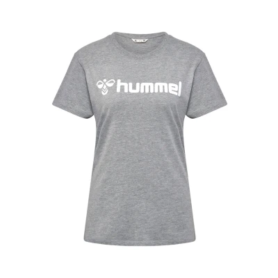 Abbildung von Hummel GO 2 0 LOGO S/S Tshirt print, Damen, Größe: 44, Grey melange