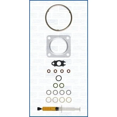 Abbildung von AJUSA JTC11980 Montagesatz, Lader with studs, syringe oil mit Dichtungen Montageanleitung