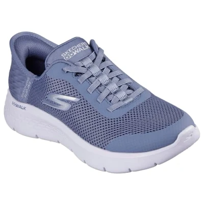 Abbildung von Skechers Go Walk Flex Sneaker für Damen, Hands Free Slip ins mit großem Einstieg, Blau, 36.5 EU