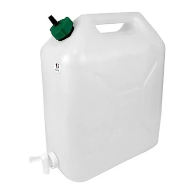 Abbildung von EDA 10586 Kanister für Lebensmittel, Kunststoff, weiß, 15 l, 30 x 20 cm