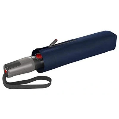 Abbildung von Knirps Taschenschirm T.400 Duomatic Uni Auf Zu Automatik Sturmfest Windproof Dunkleblau