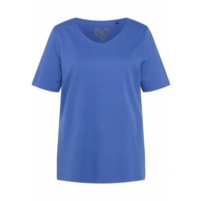 Abbildung von Ulla Popken Tshirt basic, Damen, Größe: 58/60, Vert turquoise
