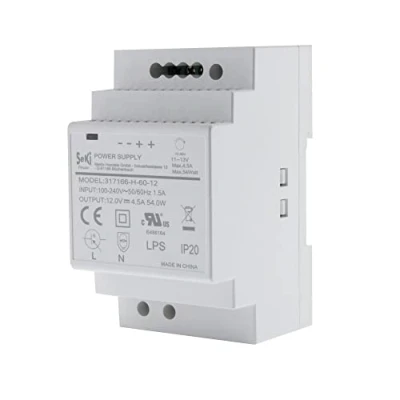 Abbildung von SeKi Hutschienen Netzteil H 60 12 12V 4,5A 54W DIN Rail Schienen