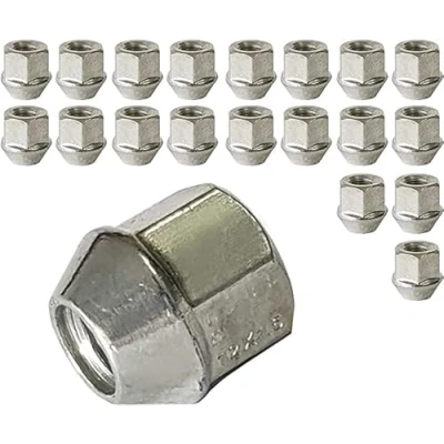 Abbildung von 20 Radmutter M12x1,5 60 Kegelbund offen mit Bund SW 21mm kompatibel Hyundai, Kia, Mazda, Mitsubishi, Nissan, Peugeot, Smart, Toyota, Volvo, Citroen