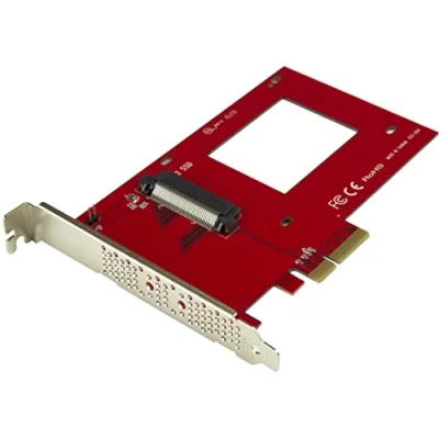 Abbildung von StarTech.com U.2 auf PCIe Adapter für 2,5&quot; NVMe SSD SFF 8639 4x PCI Express 3.0 Karte (PEX4SFF8639)