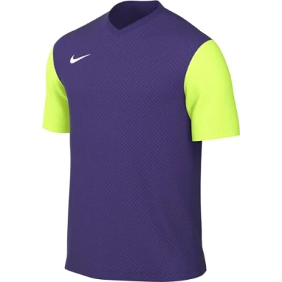 Abbildung von NIKE Herren M NK DF Tiempo PREM II JSY SS T Shirt, Court Purple/Volt/White, XL